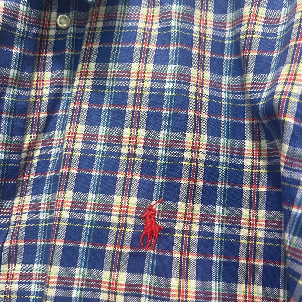Mens large /slim fit ralph lauren dress shirt
